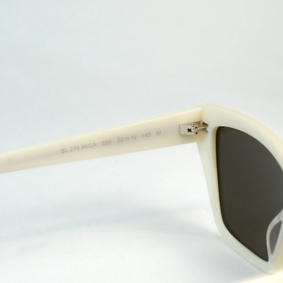 YSL Saint Laurent SL276 Mica Cateye Sunglasses, Ivory, 55mm - Picture 5 of 9